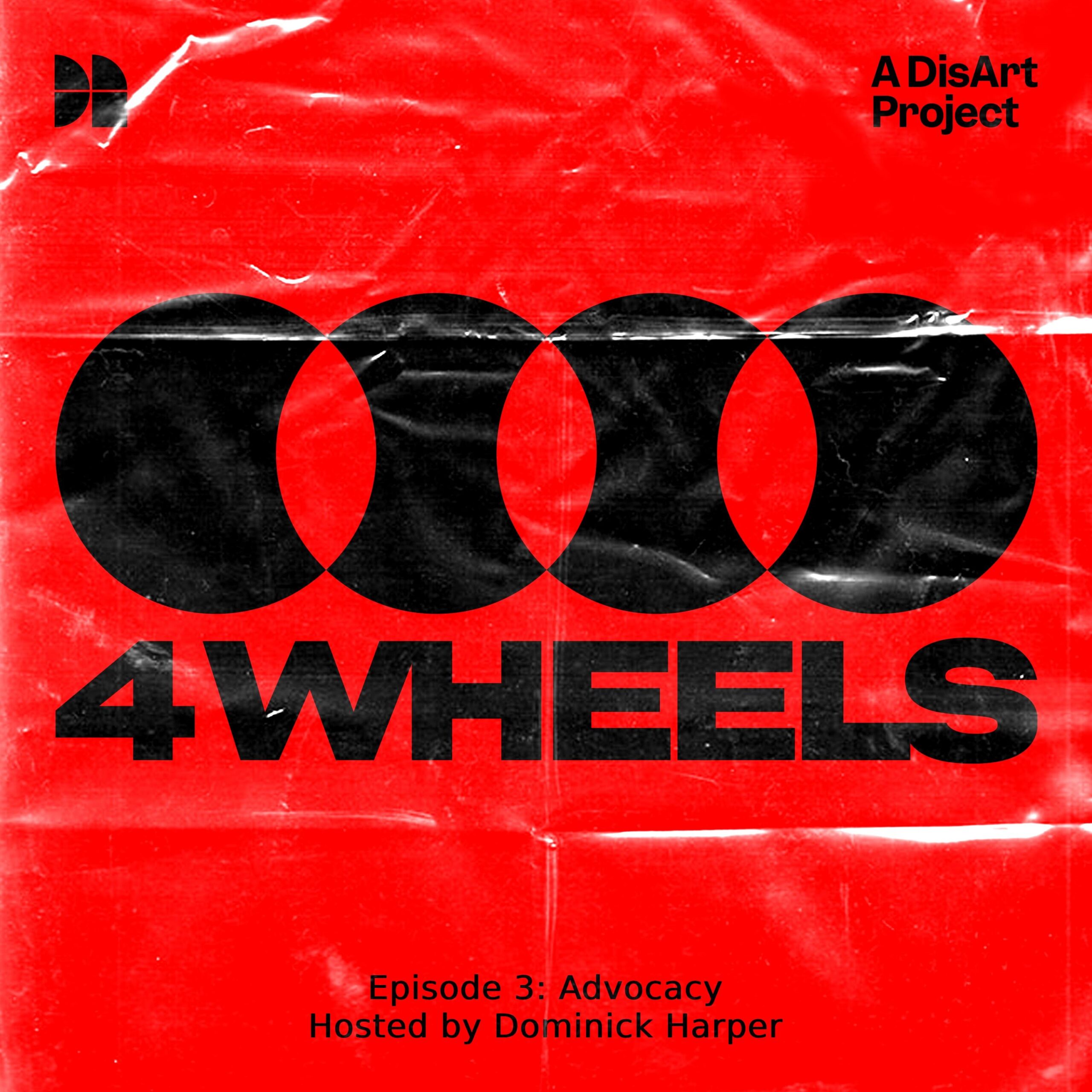 4 Wheels podcast cover.